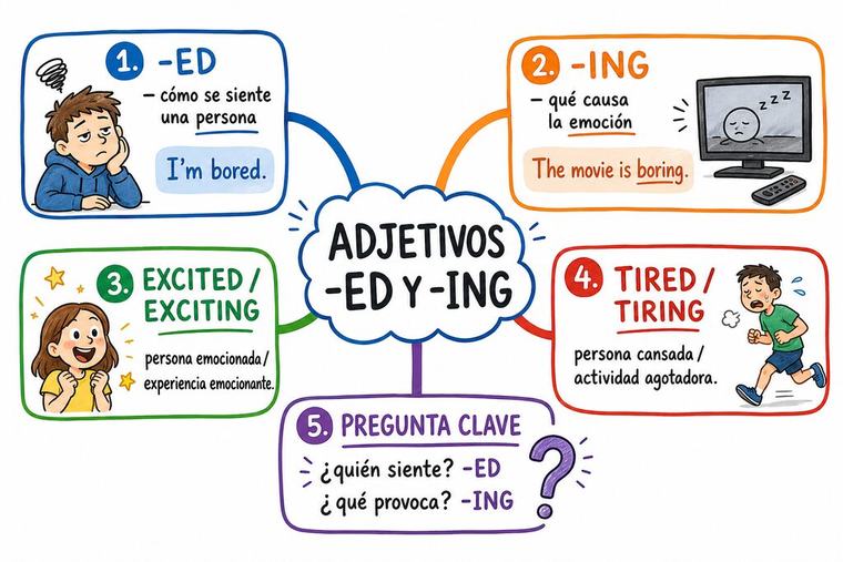 Muestra de mapa mental de inglés en español 7