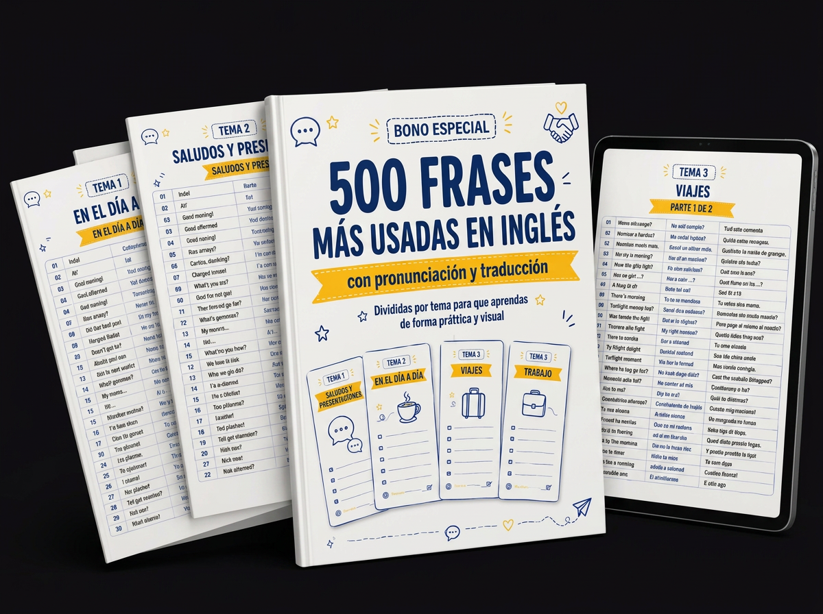 Bono #2 — 500 Frases Más Usadas
