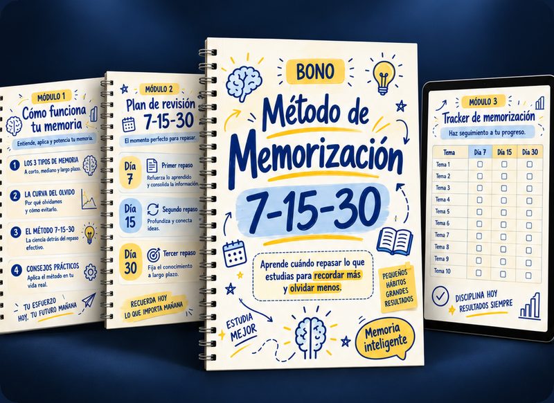 Bono #6 — Método de Memorización 7-15-30